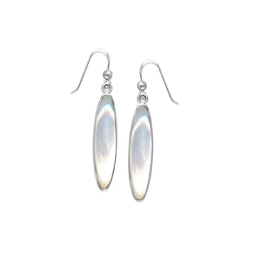 Oval Cabochon Silver Earrings TER433 - Jewelry